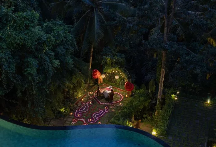 dining party di bali adiwana unagi resort