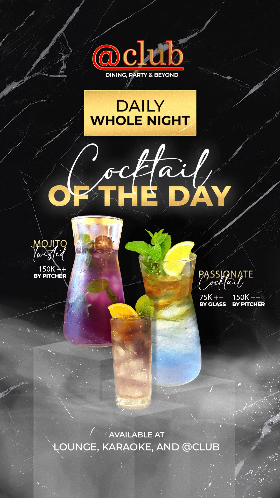 Cocktail of the day di AKASAKA Bali.