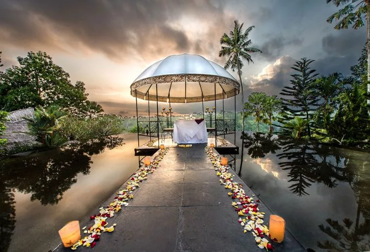 dining party bali-la view