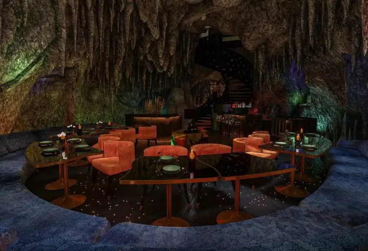 fine dining bali-the cave