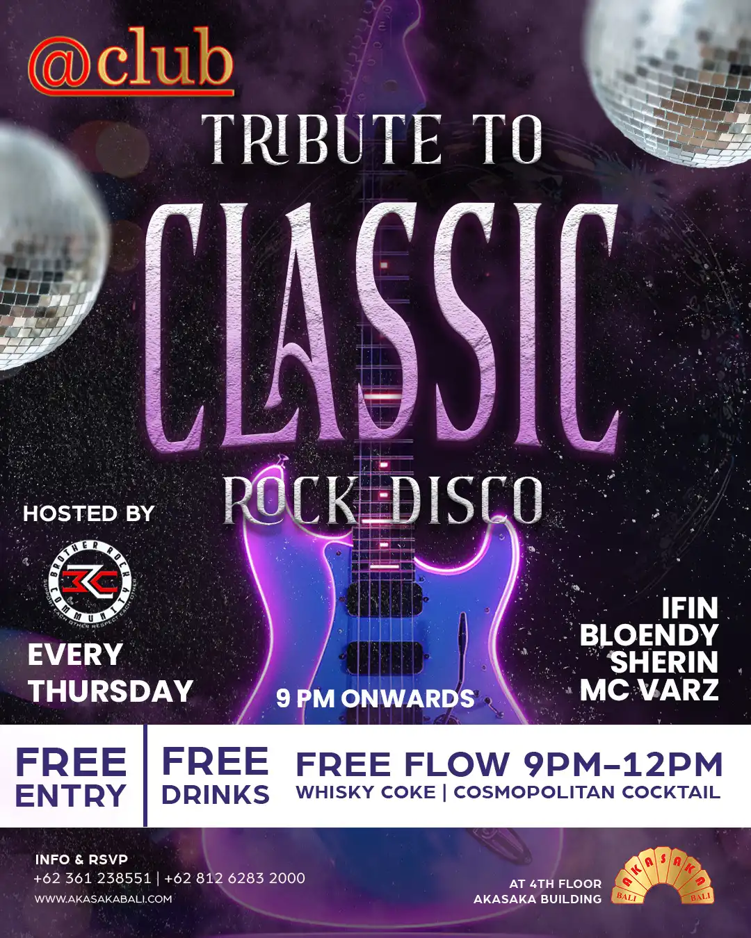 TRIBUTE TO CLASSIC ROCK & DISCO